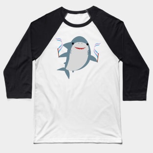 Trans Pride Shark Baseball T-Shirt